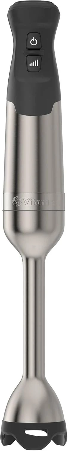 Vitamix 5-Speed Immersion Blender. Professional-Grade Hand Blender with 625-Watt Motor and Stainless-Steel Blade. Stainless Steel/Black