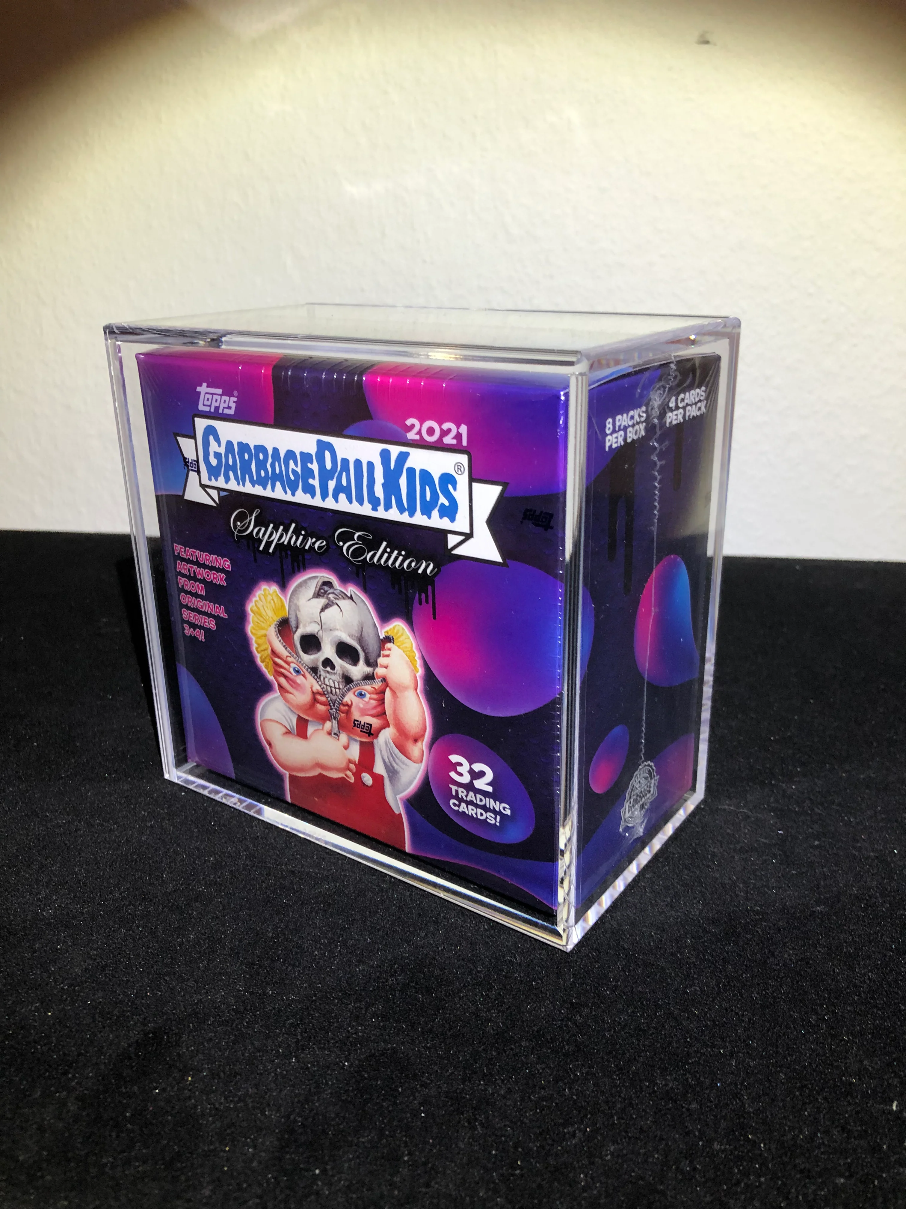Acrylic Protective Box For Topps F1 & Garbage Pail Kids S2 - Sapphire Box