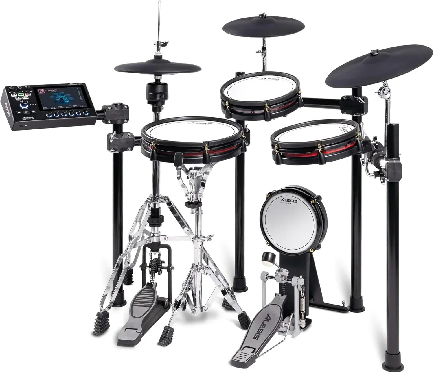 Alison Strata Prime Electronic Drum Set with Touch Screen Dual Area Grid Head