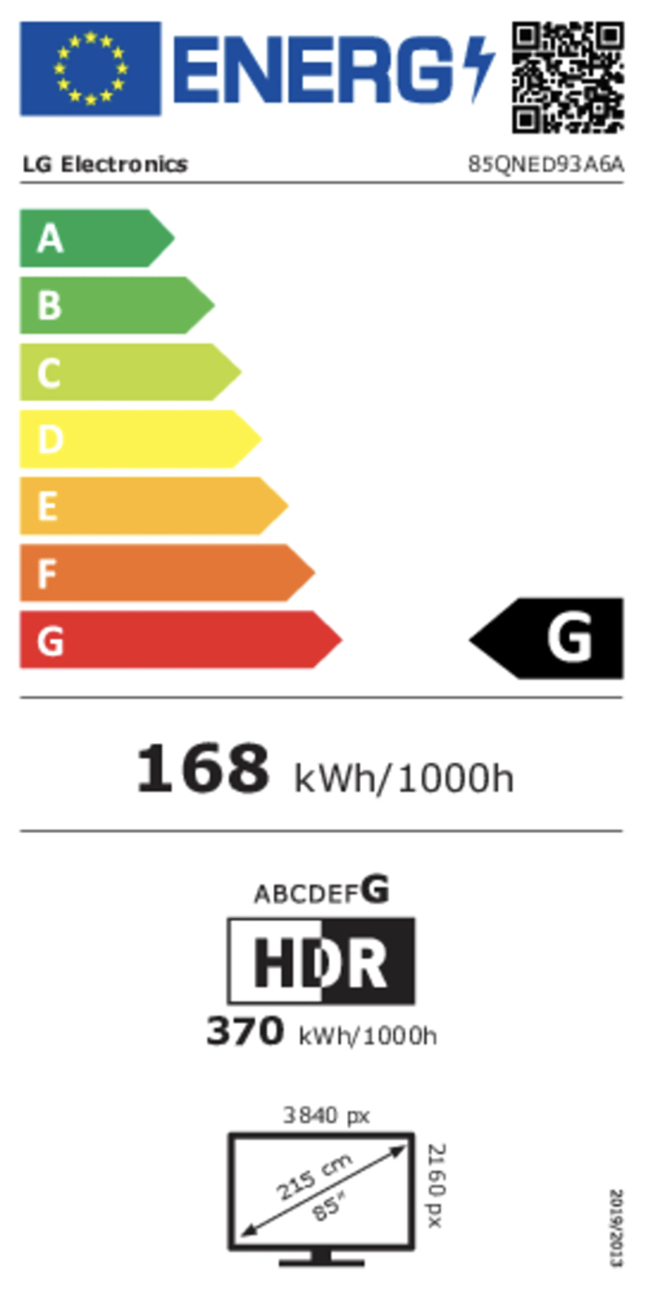LG QNED evo AI MiniLED 4K TV 85QNED93A6A (2025) - 85 inch