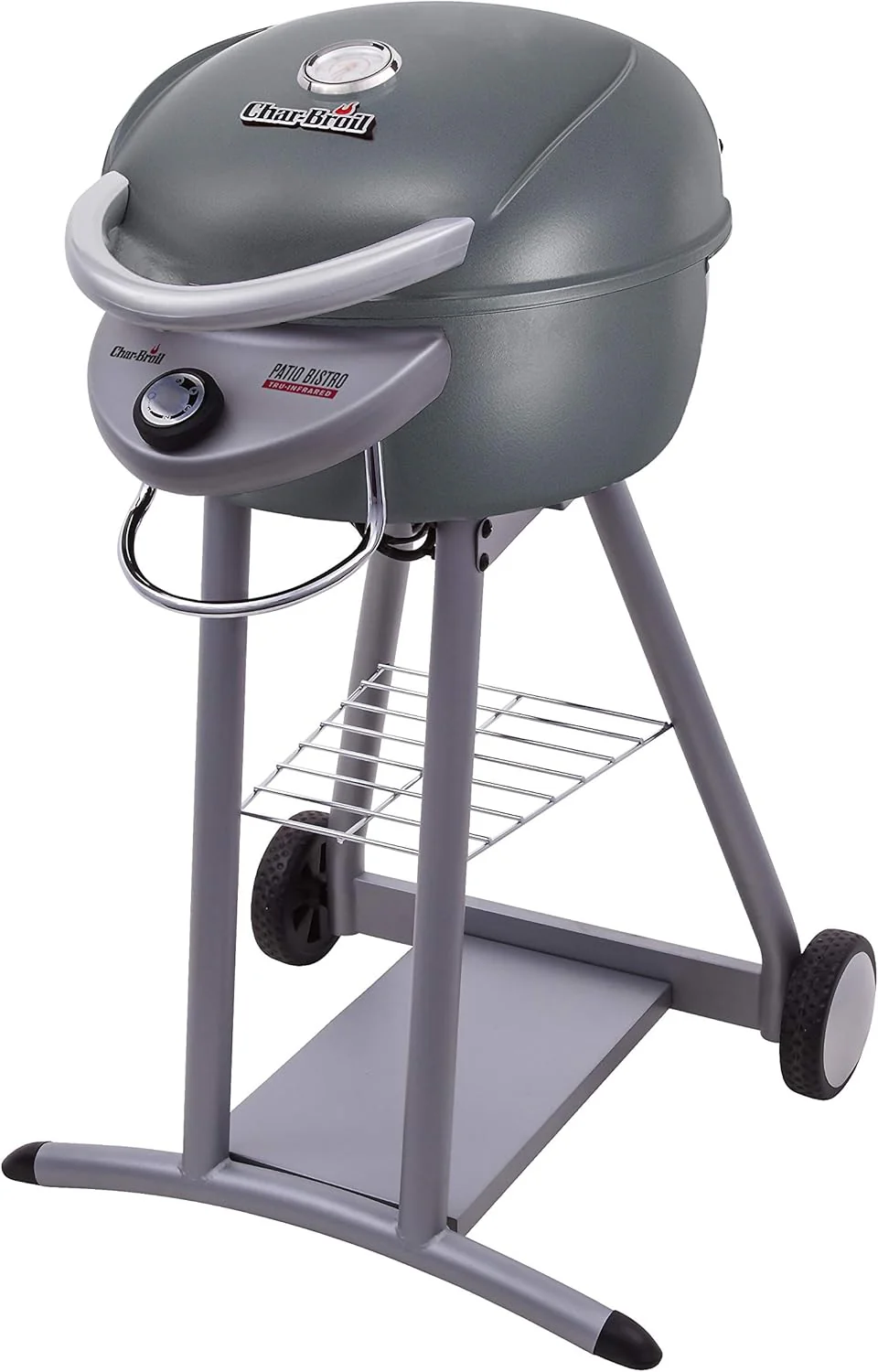 Charbroil 3-in-1 Dual Fuel Outdoor Bistro Pro Electric Grill & Griddle + Charcoal Mode BBQ