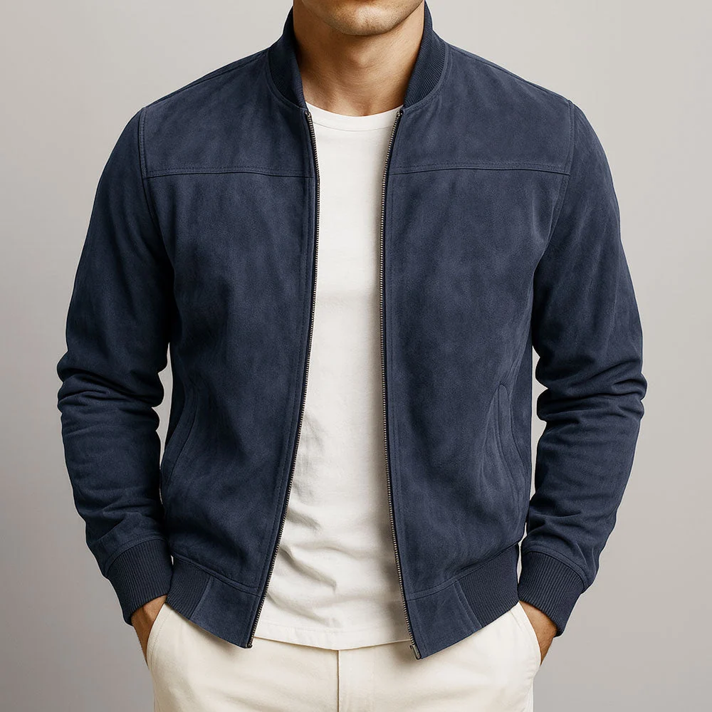 Herren-Wildlederjacke �C Zeitlose Eleganz und raffinierter Stil