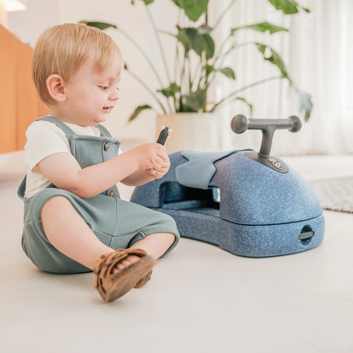 2025 Scoot and Ride My First 3-in-1 Baby Walker & Glijder van Staal
