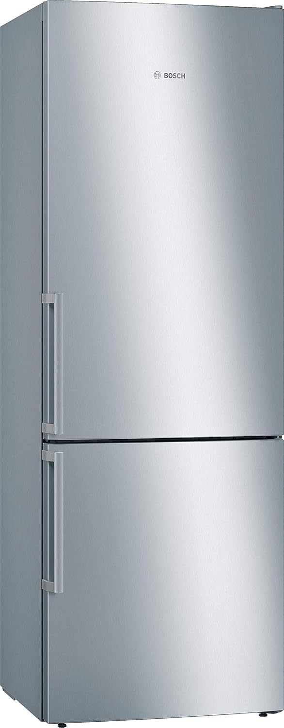 Bosch KGN36NWEA Serie 2 Kühl-Gefrier-Kombination, 186 x 60 cm, 215 L Kühlen & 87 L Gefrieren, NoFrost nie wieder abtauen, LED-Beleuchtung gleichmäßige Ausleuchtung