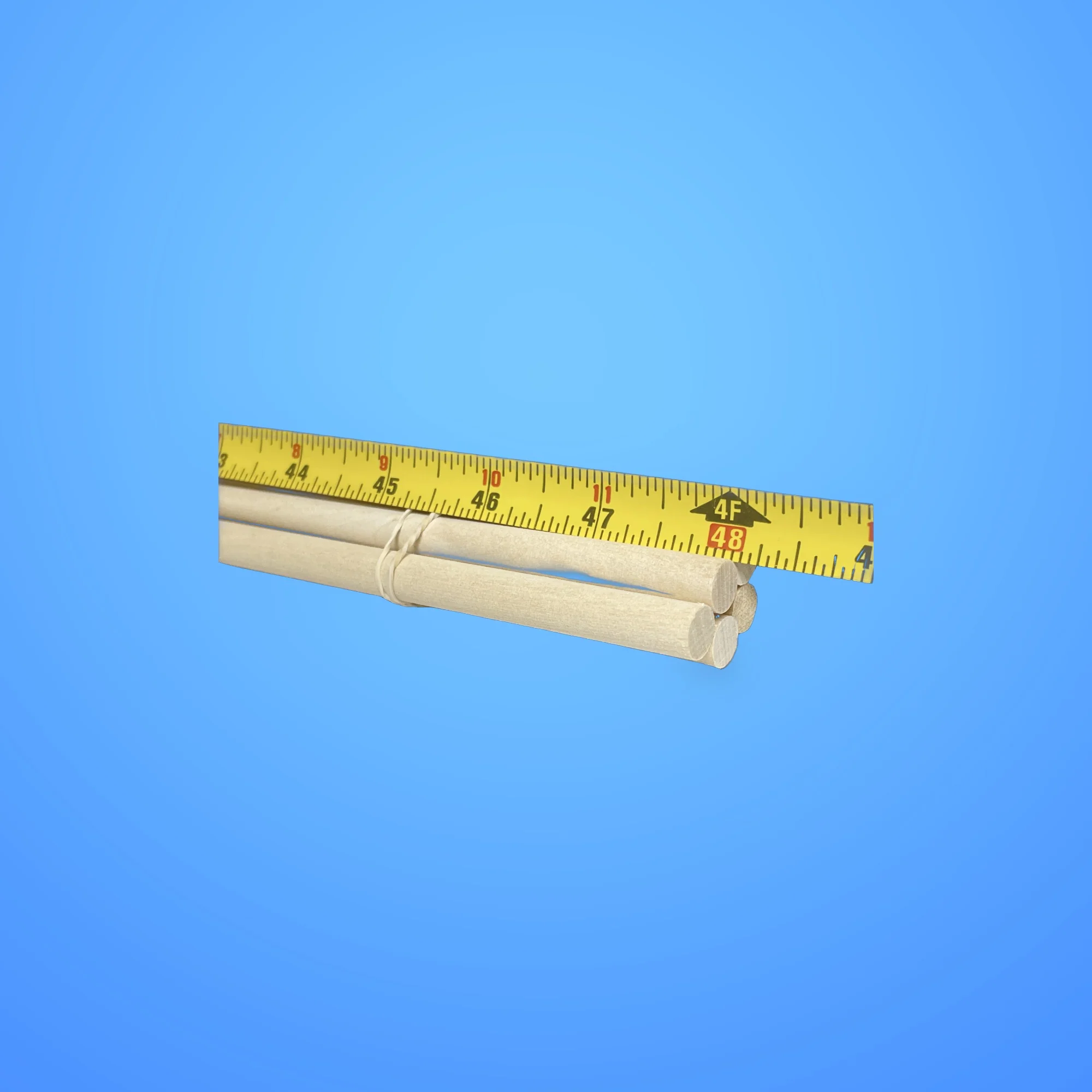 3/16 x 48 Birch Hard Wood Dowels