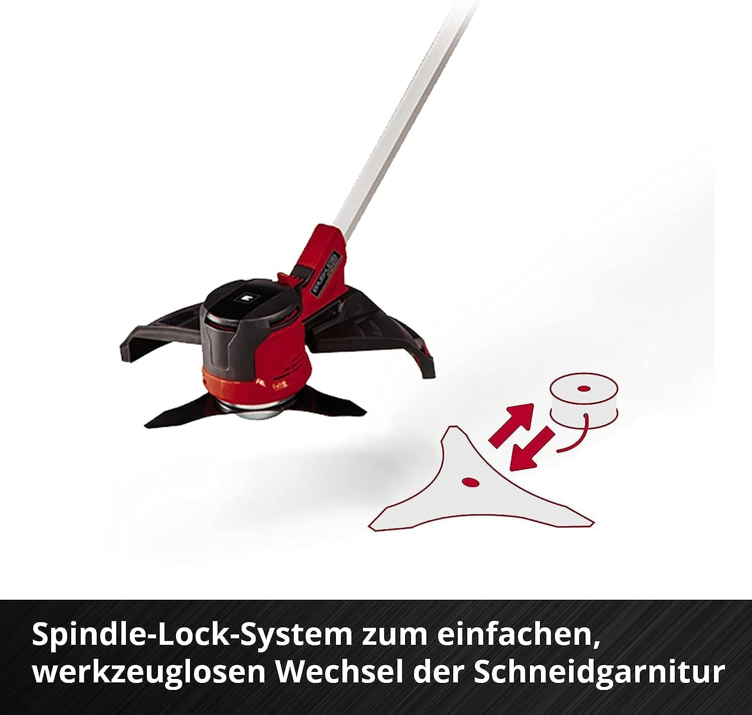 Einhell Akku-Sense Agillo 36/255 BL Power X-Change (Li-Ion, 2 x 18 V, Brushless Front-Motor, elektronische Drehzahlregulierung, Zweihandgriff, Split Shaft, ohne Akku und Ladegerät)