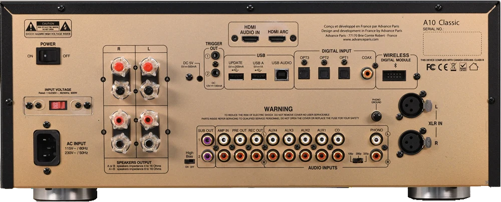 Advance Paris A10 Classic Integrated Amplifier