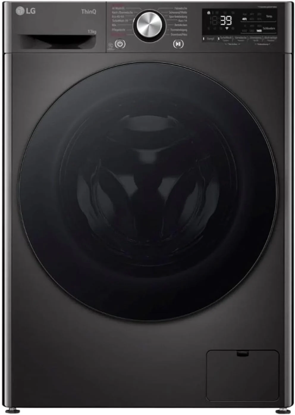 LG F4WV7080, Klasse A, Frontlader-Waschmaschine 8 kg, 1400 U/Min, AI Direct Drive, Wi-Fi, Tiefenreinigung mit Dampf, Groe Kapazitt, TRIPLE A, Auent��r aus Sicherheitsglas, 62 x 60 x 85 cm  Wei