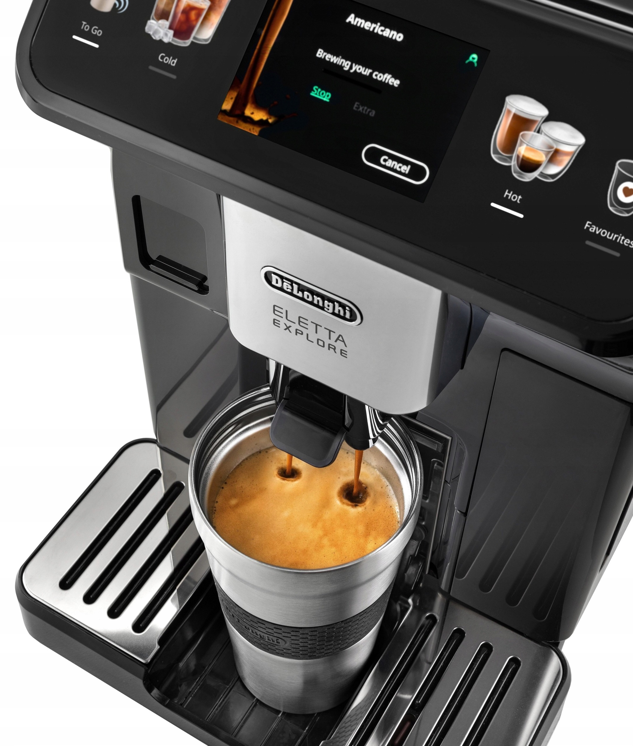 Automatyczny ekspres ciśnieniowy De'Longhi ECAM450.55.G Eletta 1450W czarny