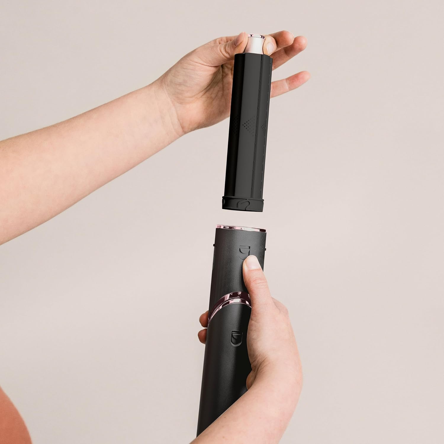 Shark FlexStyle 5-in-1 Luftstyler & Haartrockner, Auto-Wrap-Lockenaufsatz, Paddle-Bürste, Ovalbürste, Konzentrator, Diffusor, Aufbewahrungskoffer, Keine Hitzeschäden, Schwarz/Roségold, HD440EU