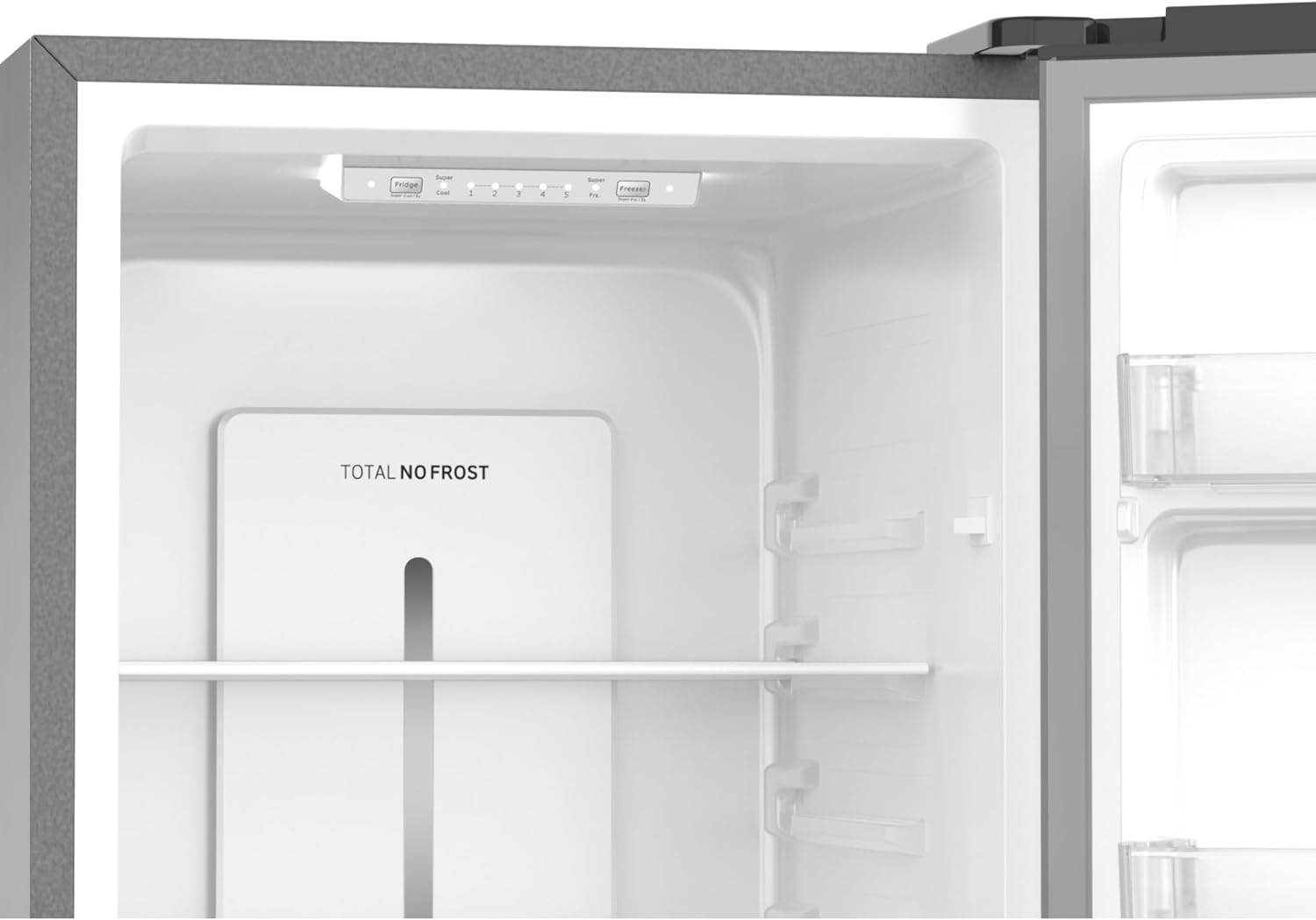Amica Kühl‑Gefrier‑Kombination freistehend 178,9 x 55 x 58,8 cm 262 l Ökofunktion NoFrost Supergefrierfunktion 4-Sterne-Fach Gefrierfach unten AKG 3877 E – Kühl Gefrierkombination Edelstahloptik