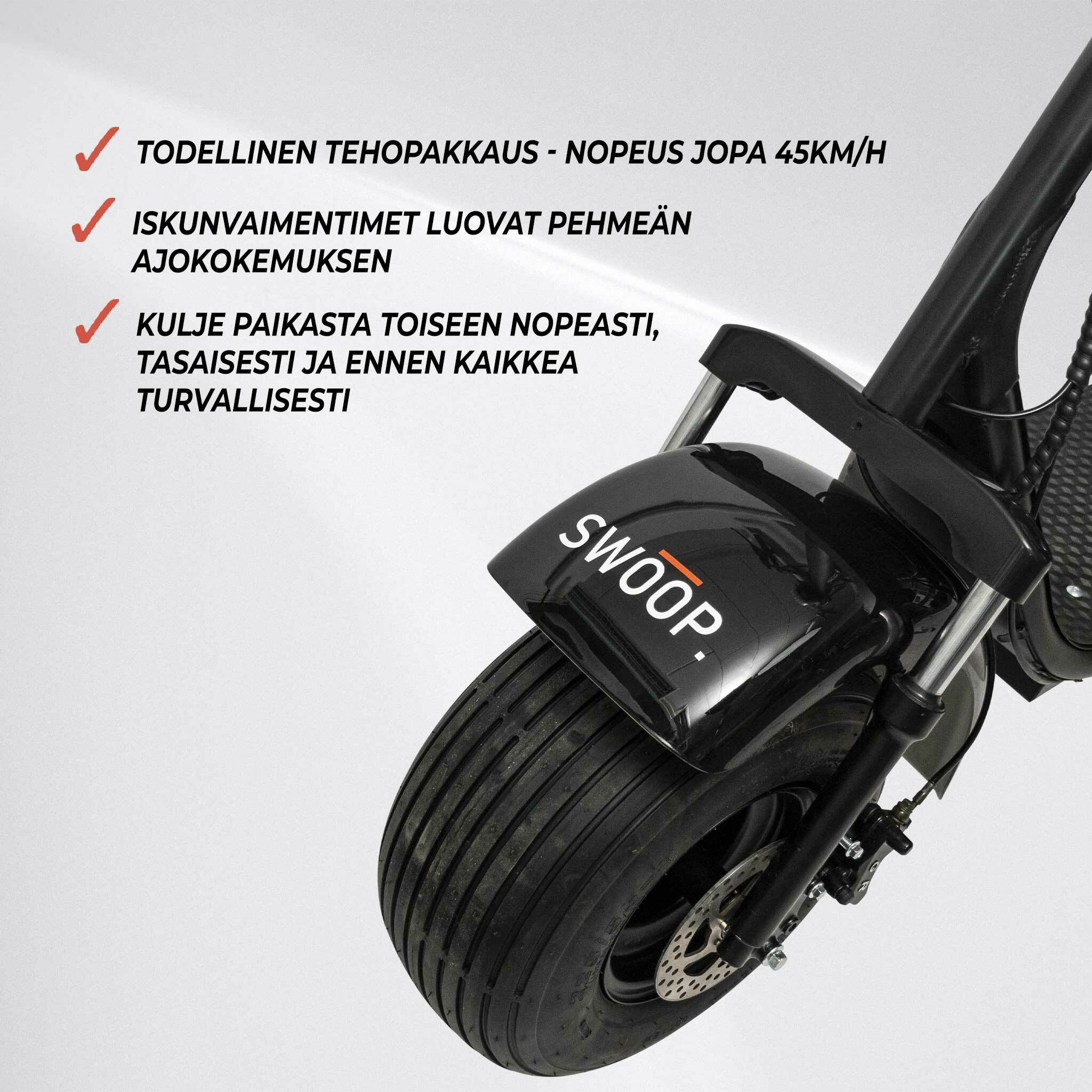 Swoop E-Scooter Cruiser Turbo 2000w