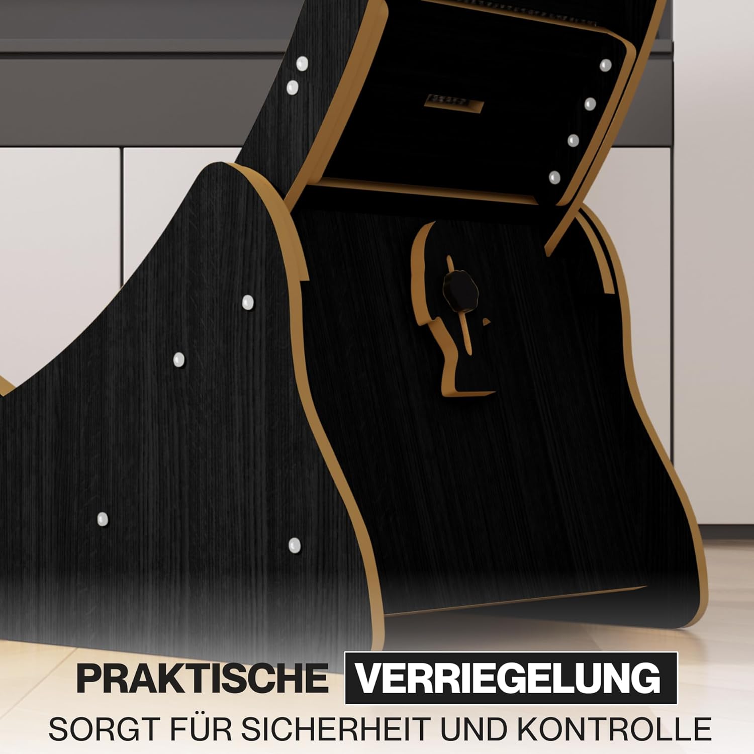 noviclass® Katzenlaufrad Baghira Groß XXL | 132cm Durchmesser Artgerecht für große Katzen | Kratzfest, stabil und leise | Gratis Spielzeug und E-Book | Geprüfte Qualität (Weiß)