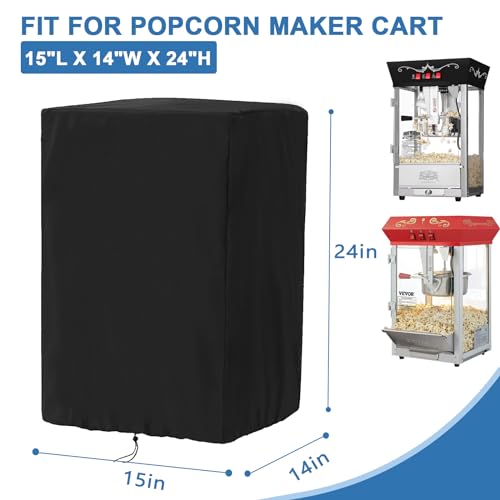 Rilime Copertura per macchina per popcorn compatibile con Great Northern compatibile con VEVOR, copertura impermeabile per carrello dei popcorn 420D, antipolvere, copertura per carrello per popcorn : Amazon.it: Casa e cucina