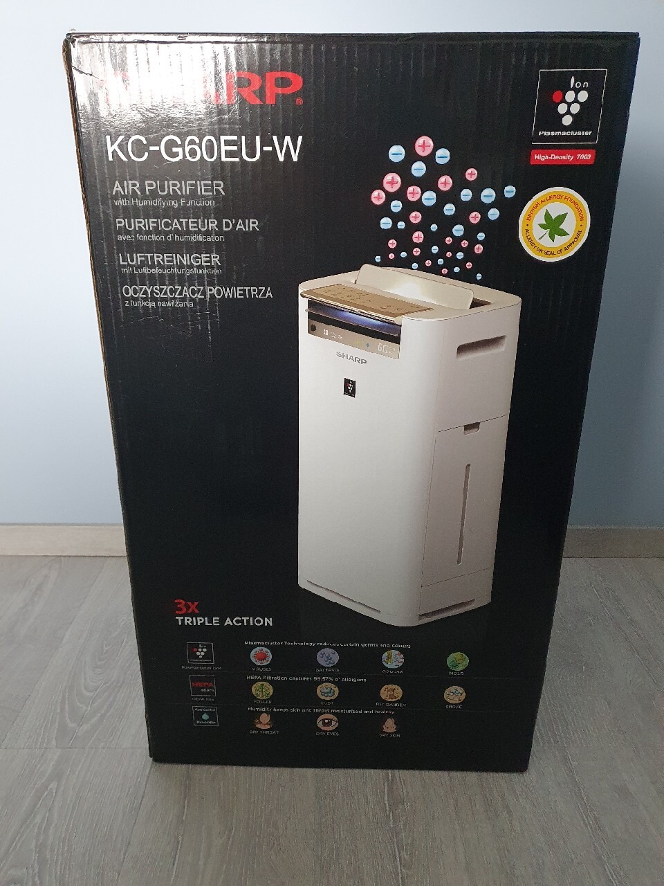 Oczyszczacz powietrza Sharp KC-G60EU-W