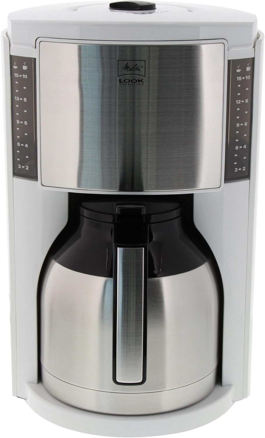 Melitta Look Therm Selection - Filterkaffeemaschine - mit Thermokanne - 10 Tassen - Schwarz (M 661 BK SST)