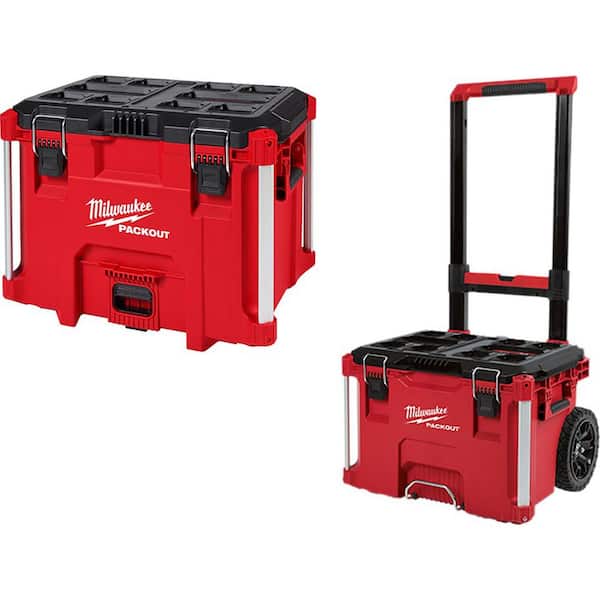 Milwaukee 48-22-8426-48-22-8429 Packout Rolling Box and XL Tool Box Milwaukee 48-22-8426-48-22-8429 Packout Rolling Box and XL Tool Box - 1