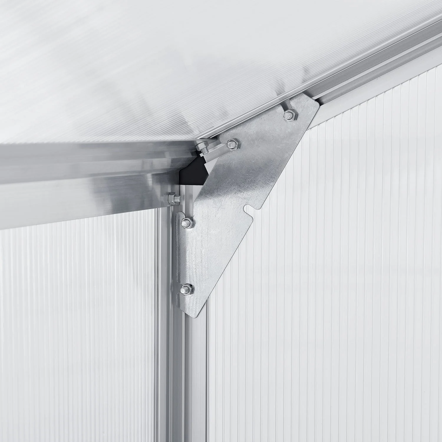 2025 Aluminium kas met fundering