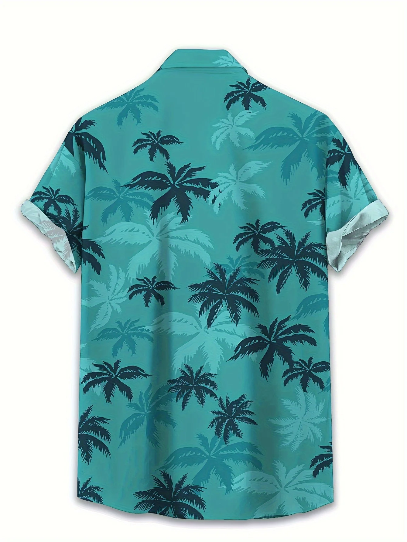 Herren Hemd mit Palmenprint �C L?ssiger & Atmungsaktiver Sommerstil