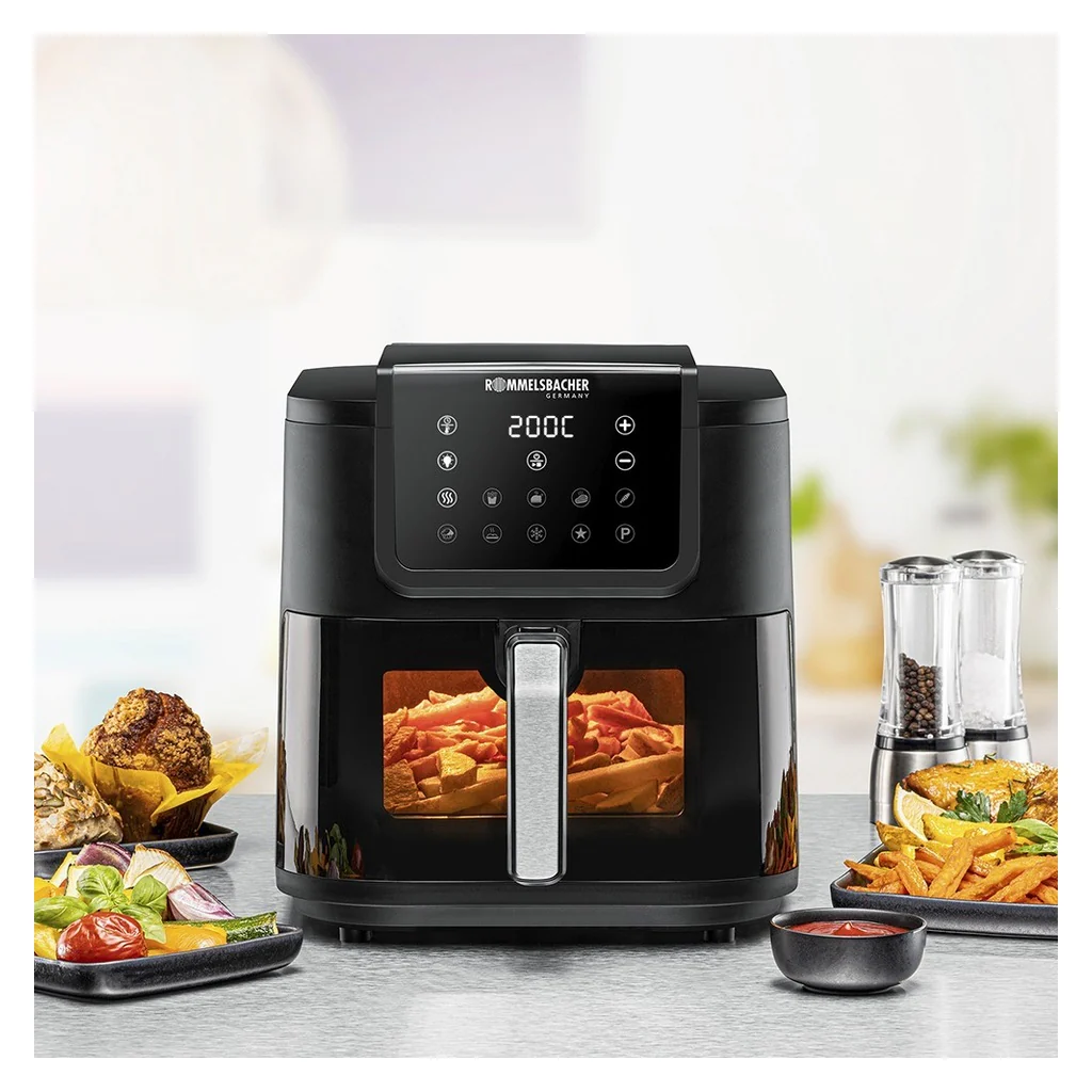 Rommelsbacher heteluchtfriteuse FRH 1700 XXL zwart