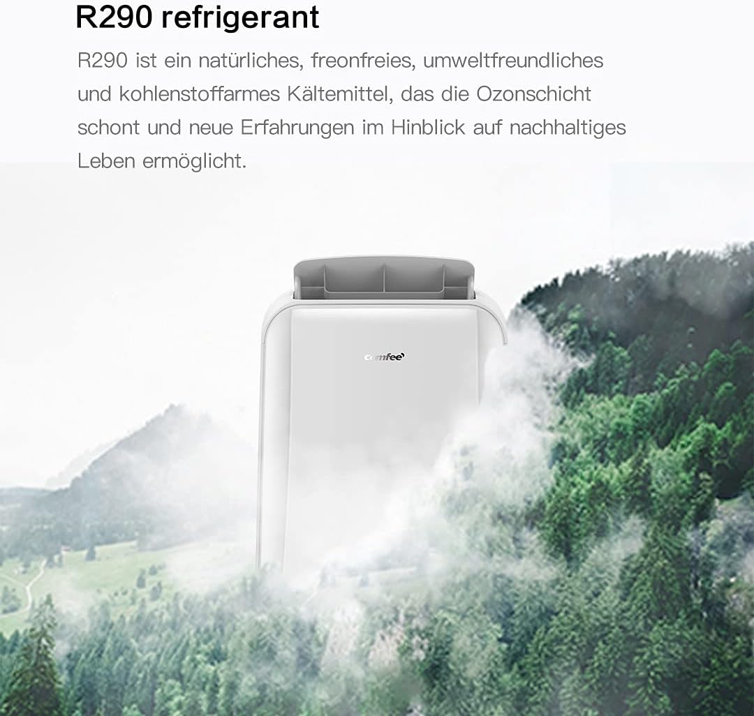 Comfee Mobiles Klimagert Easy Cool 2.0, 7000 BTU 2,0kW, K��hlen&Ventilieren&Entfeuchten, Raumgre bis 68m(25�O), APP-Steuerung/Alexa/Google Home/IFTTT, Mobile Klimaanlage mit Abluftschlauch