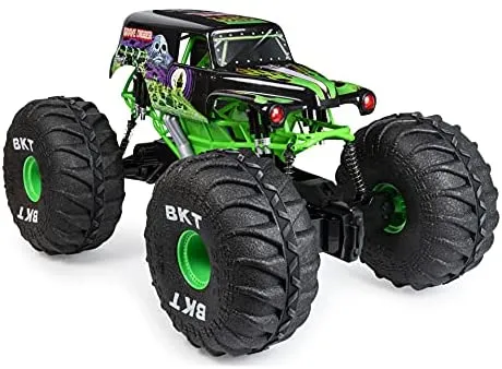 Monster Jam, Official Mega Grave Digger All-Terrain Remote Control Monster Truck with Lights  sgtnighsdesigns