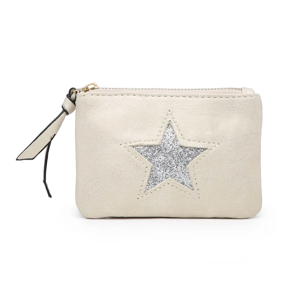 Star Coin Purse | White