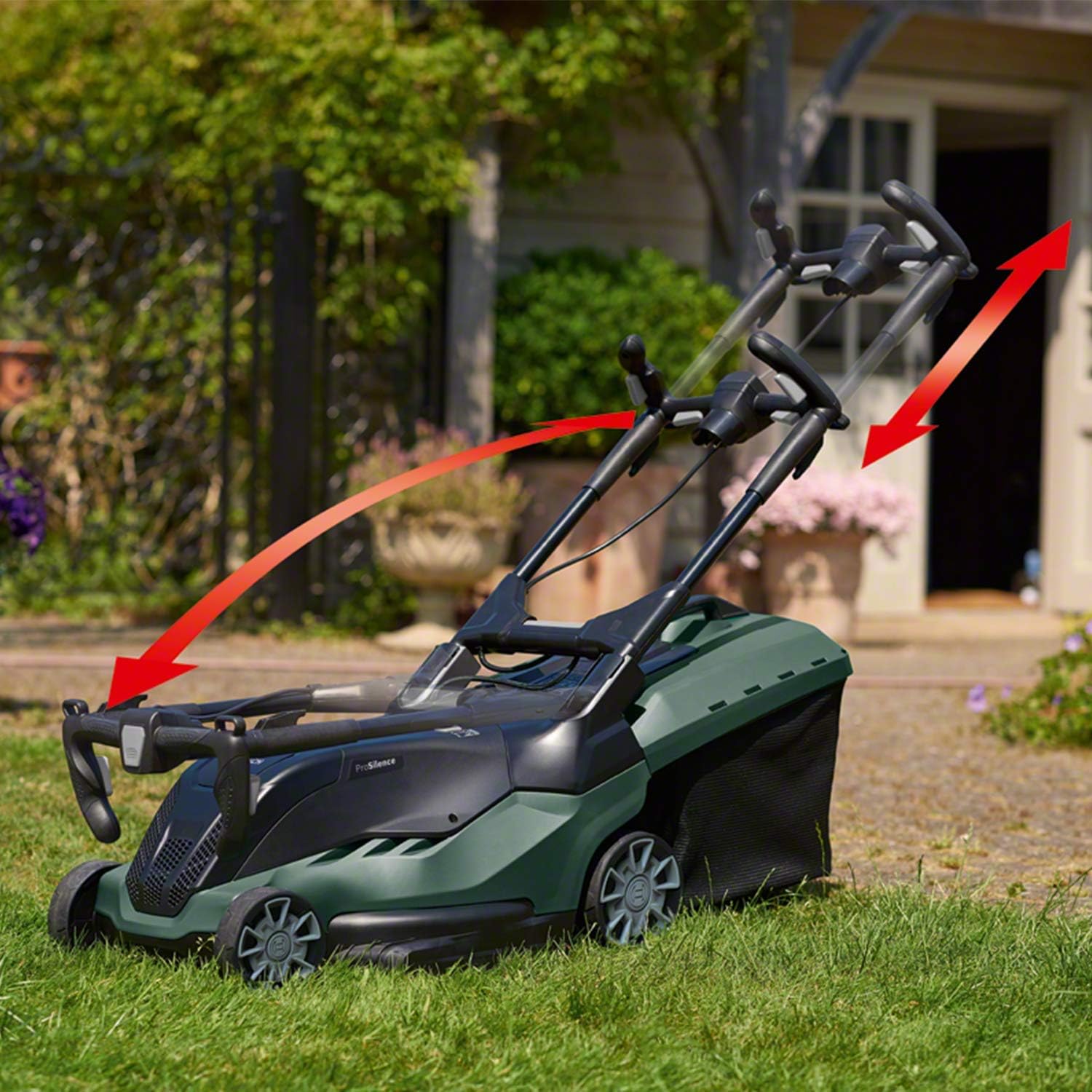 Bosch Rasenmäher AdvancedRotak 750 (1700 Watt, Schnittbreite: 44 cm, Rasenflächen bis 750 m², im Karton)