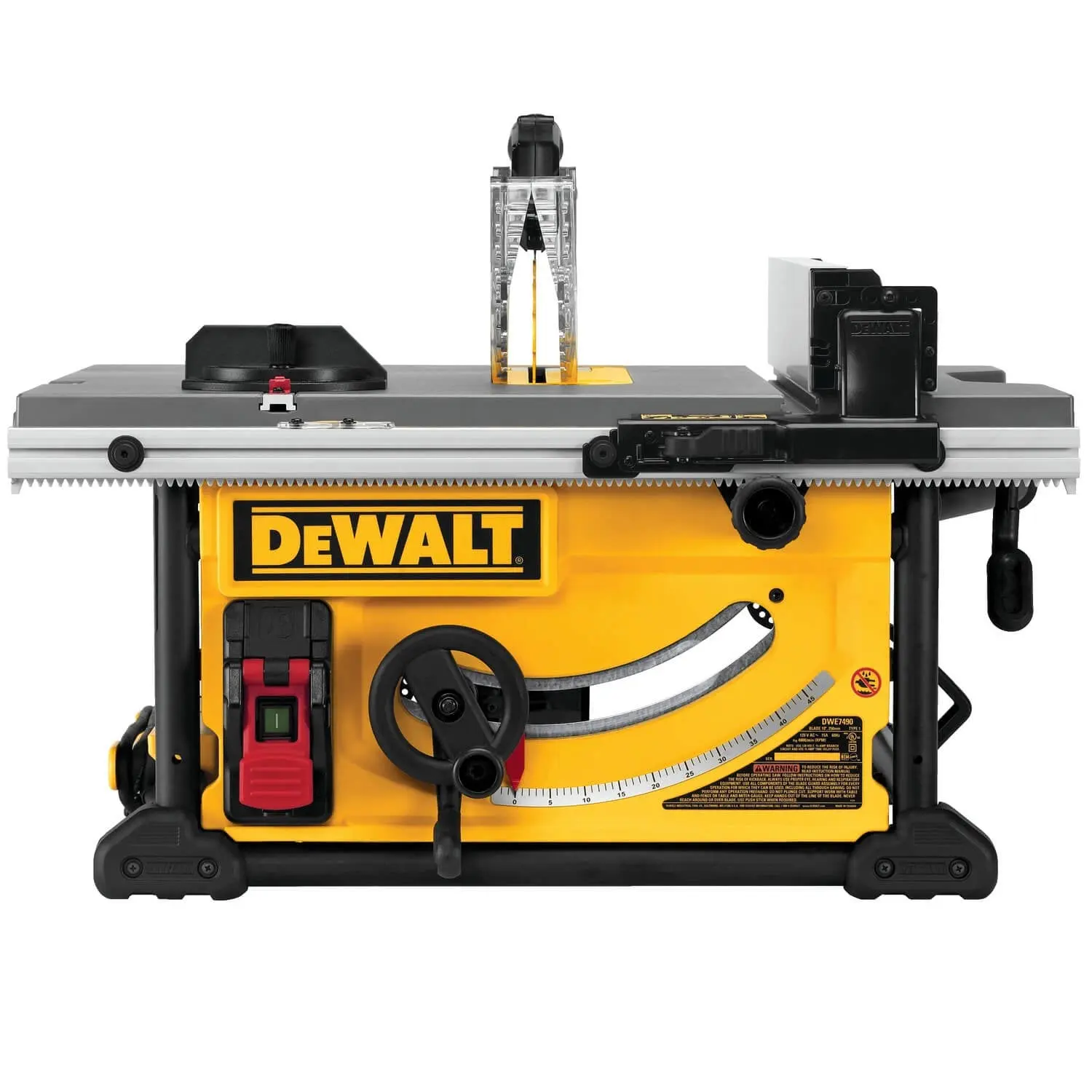 2025 DEWALT DWE7491RS - 10 Inch Tafelzaag, Zaagcapaciteit van 32-1/2 Inch met Rolsteun