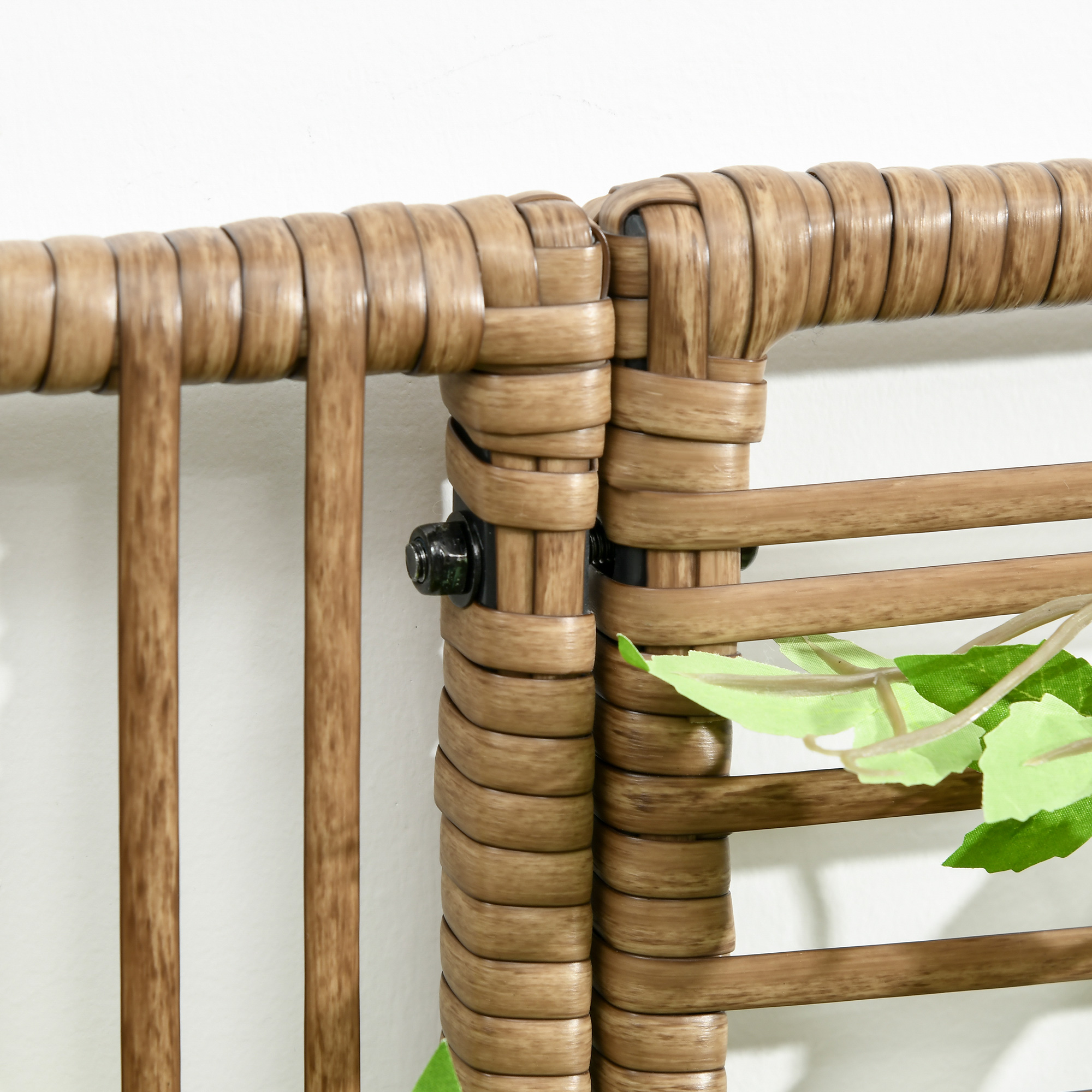 Plantenbak Bloembak met Klimhulp, Weerbestendig, 103 cm x 103 cm x 29 cm, Zand