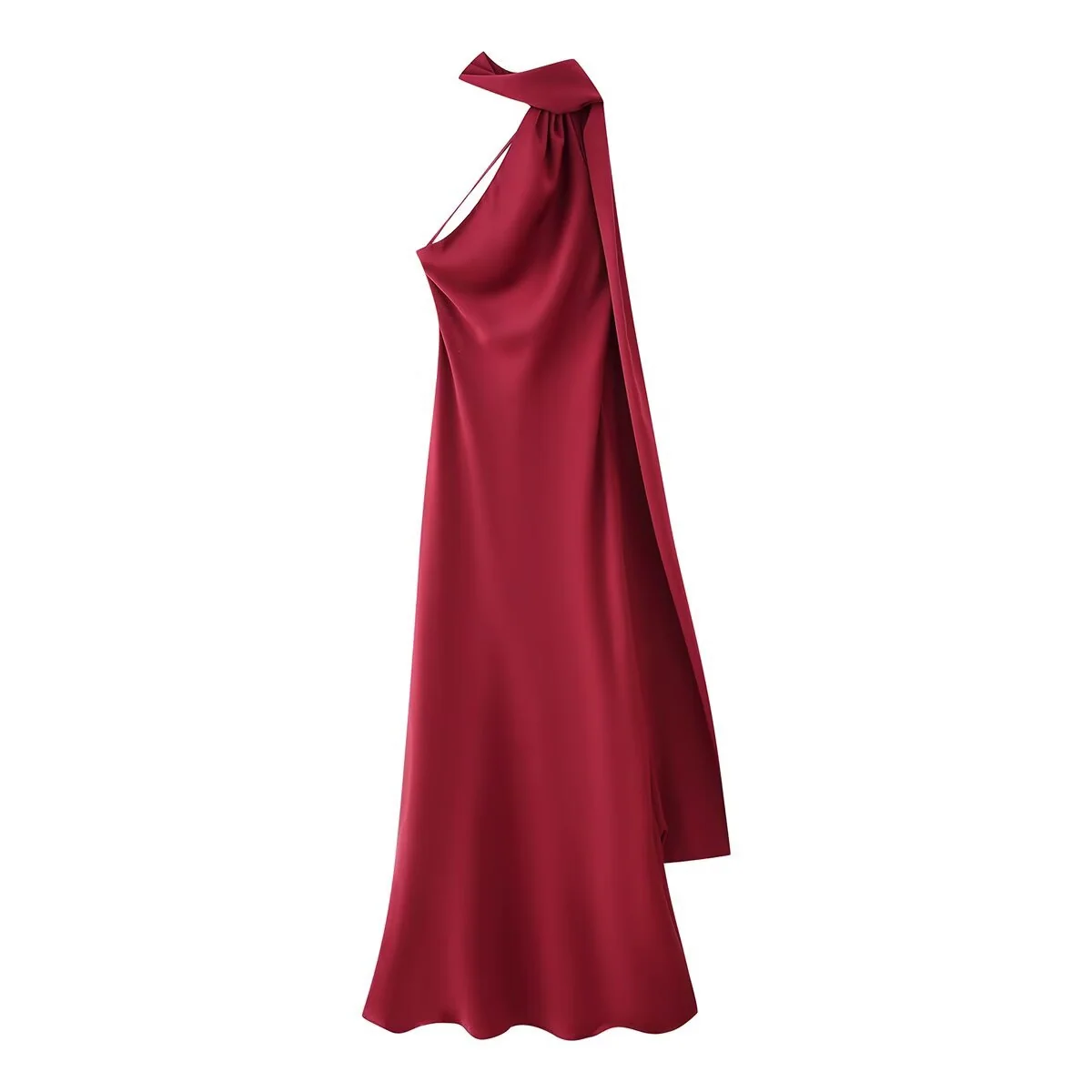 Luxuri?ses Satin-Maxikleid f��r festliche Anl?sse