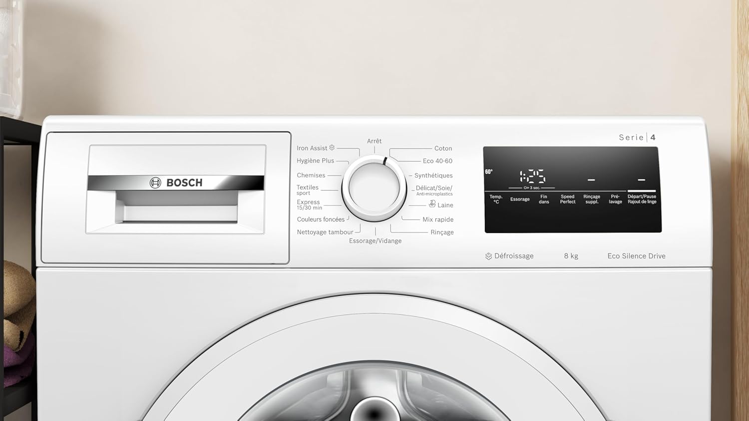 Serie 4, Frontwaschmaschine, 8 kg, max. 1400 U/min, WAN2827UFR