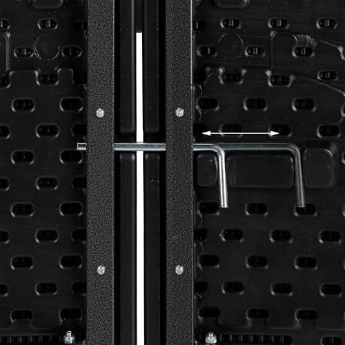 Relaxdays Tavolo da Birreria con Panche, Set da Giardino, Panchine e Tavolino 180 cm Pieghevoli, Aspetto Legno, Nero, Acciaio : Giardino e giardinaggio