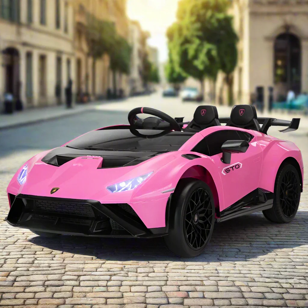 Lamborghini Huracan STO Drift 24V Children Ride on Car With parental control - PINK