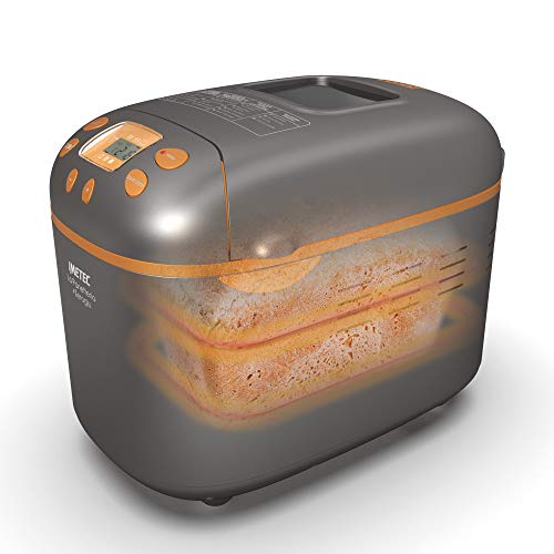 Imetec La Panetteria  zeroglu, Macchina per pane, Ciabatte, Panini, Dolci con farine naturali e senza glutine, 20 programmi, 2 pale impastatrici, Temperatura di lievitazione controllata : Amazon.it: Casa e cucina
