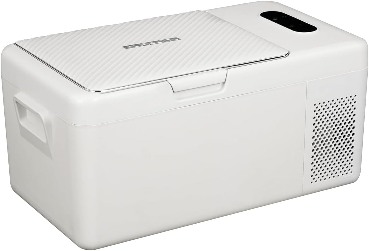 Alpicool C12 12L Cool Box 12 V Mini Fridge Electric Compressor Car Fridge Camping Freezer Box Small Portable for Car, Truck, Boat, RV with USB Connection
