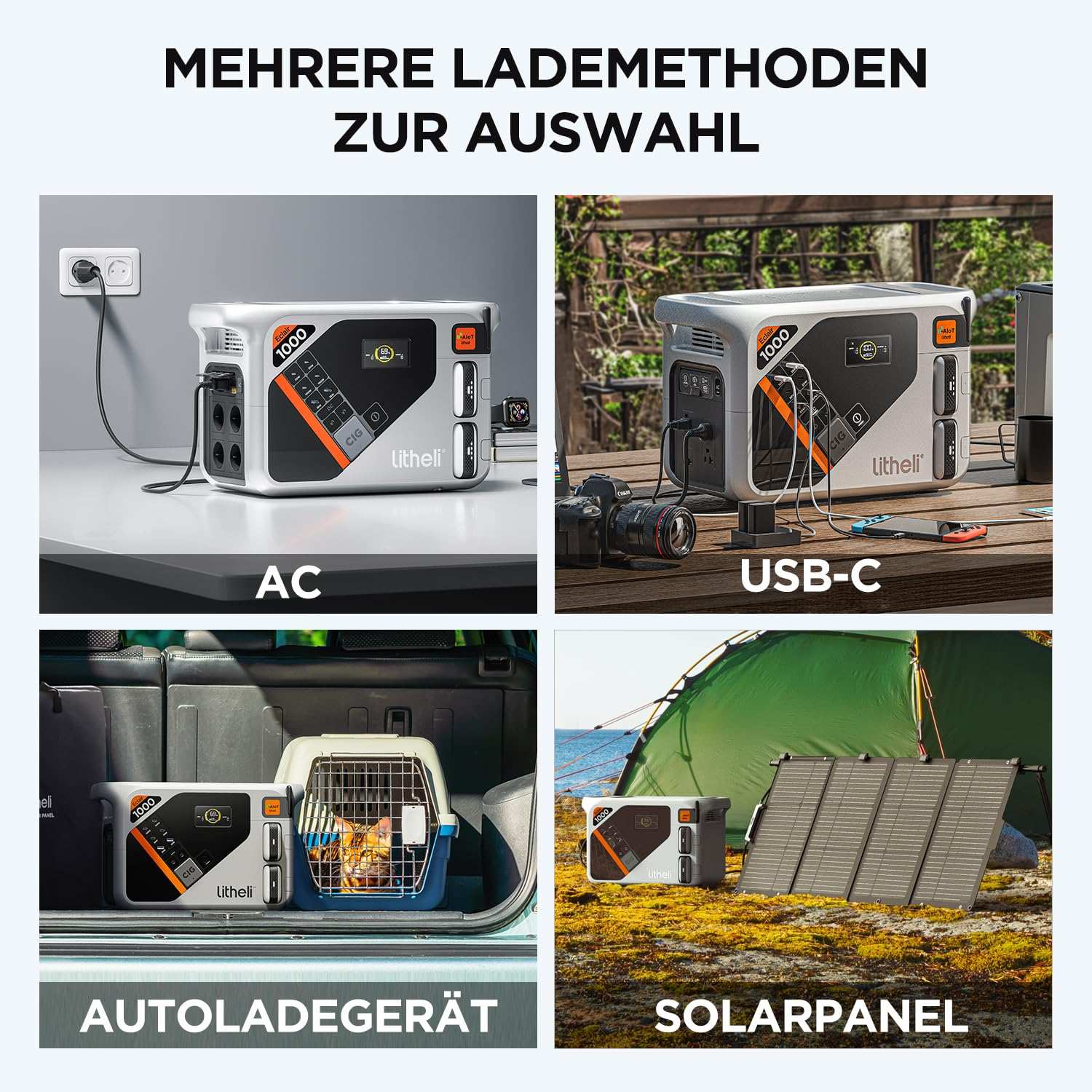 2025 Litheli B1000 Draagbare Powerstation | 1069 Wh / 921 Wh