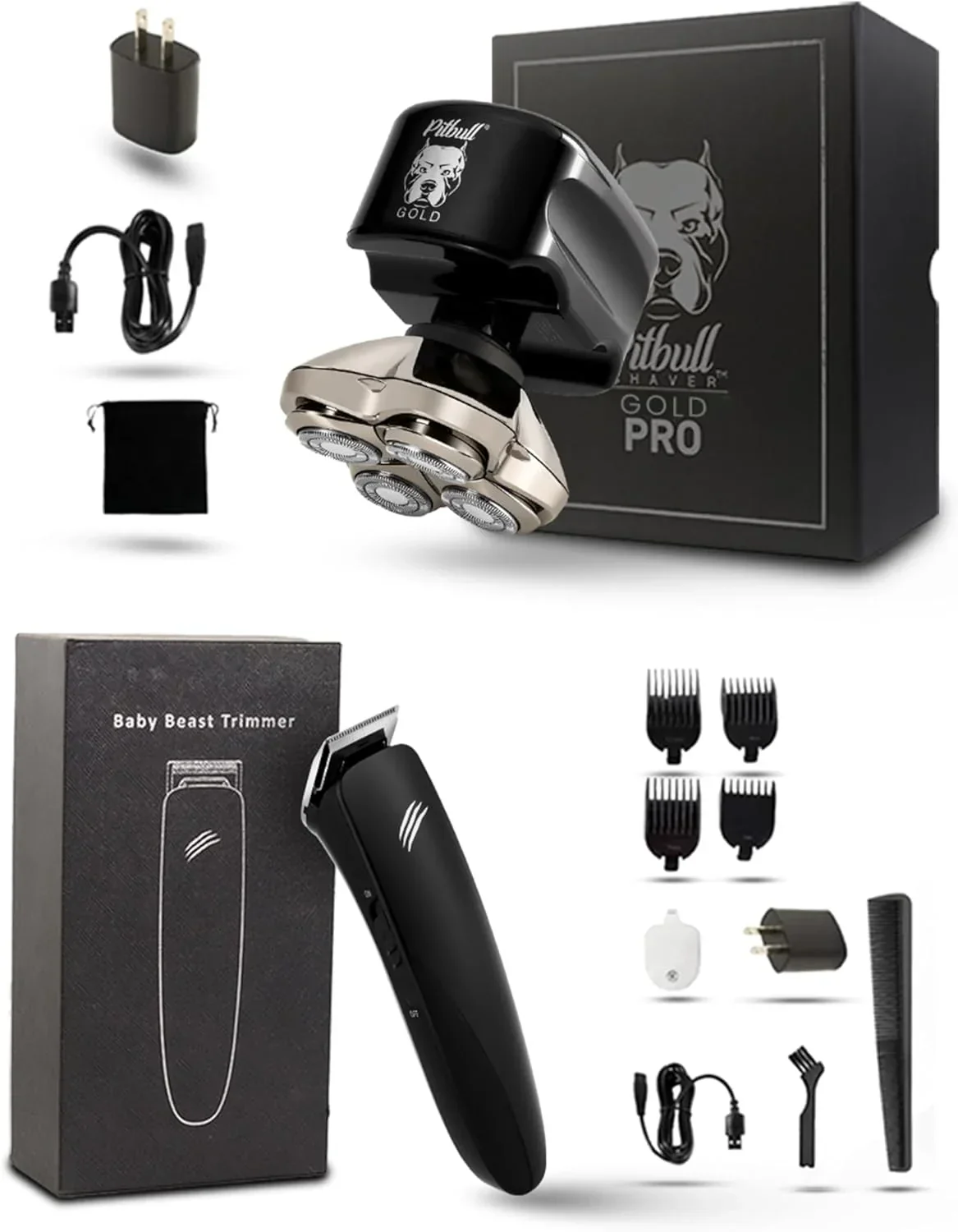 Pitbull Gold PRO Electric Head and Face Shaver