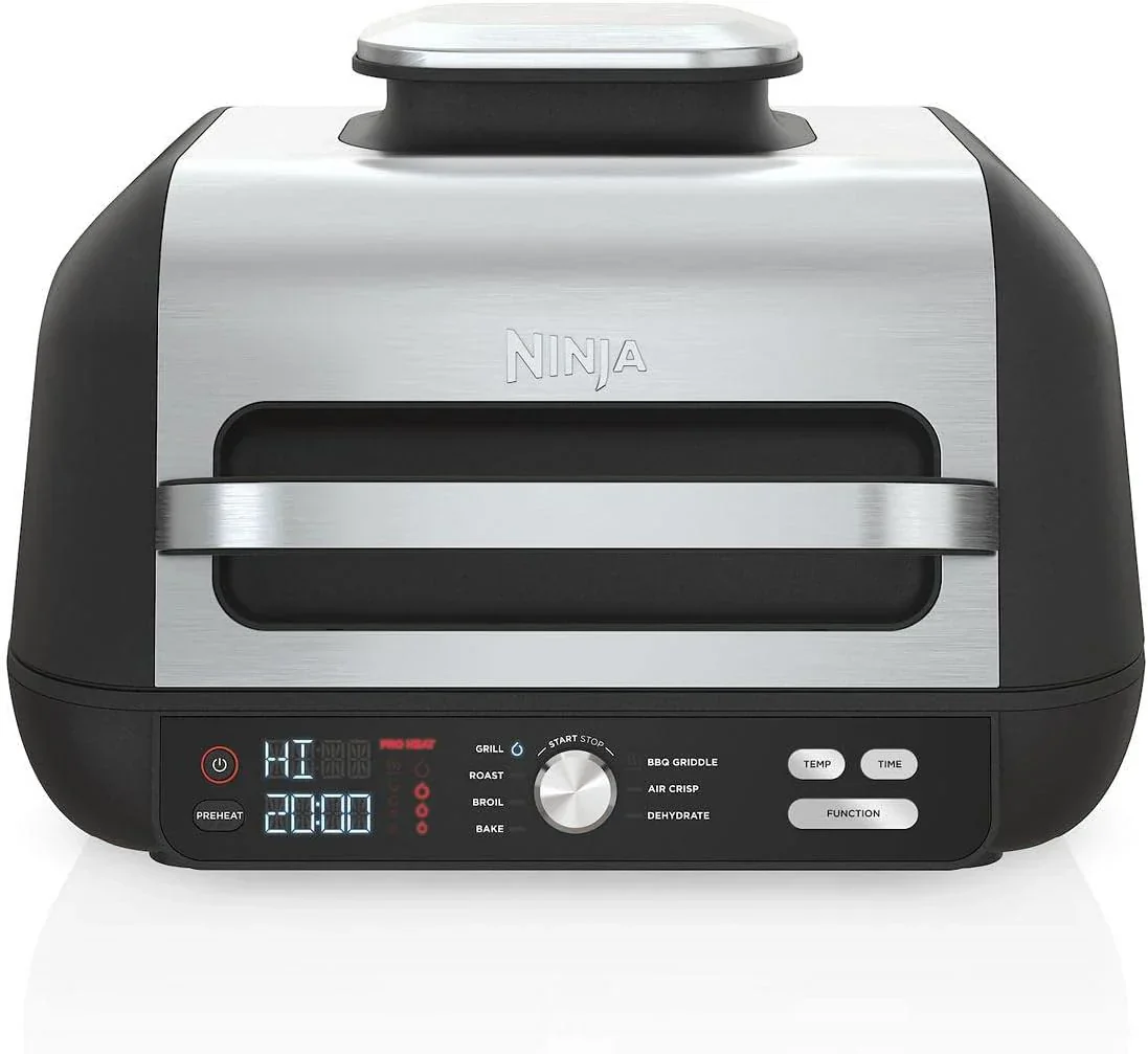 Ninja Foodi Smart XL 6-in-1 Indoor Grill with Air Fry Bake Roast Broil and Dehydrate