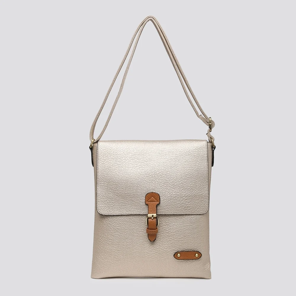 Pia Satchel Crossbody Bag | Gold