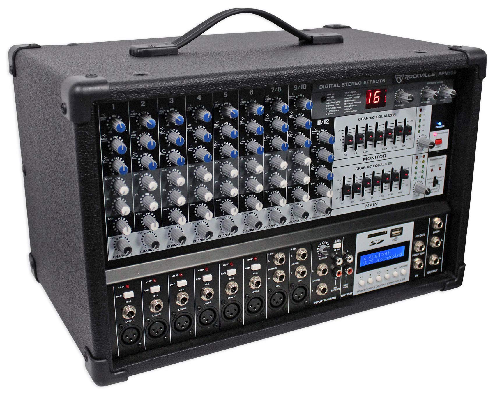 Rockville RPM109 12 Ch Powered Amplifier