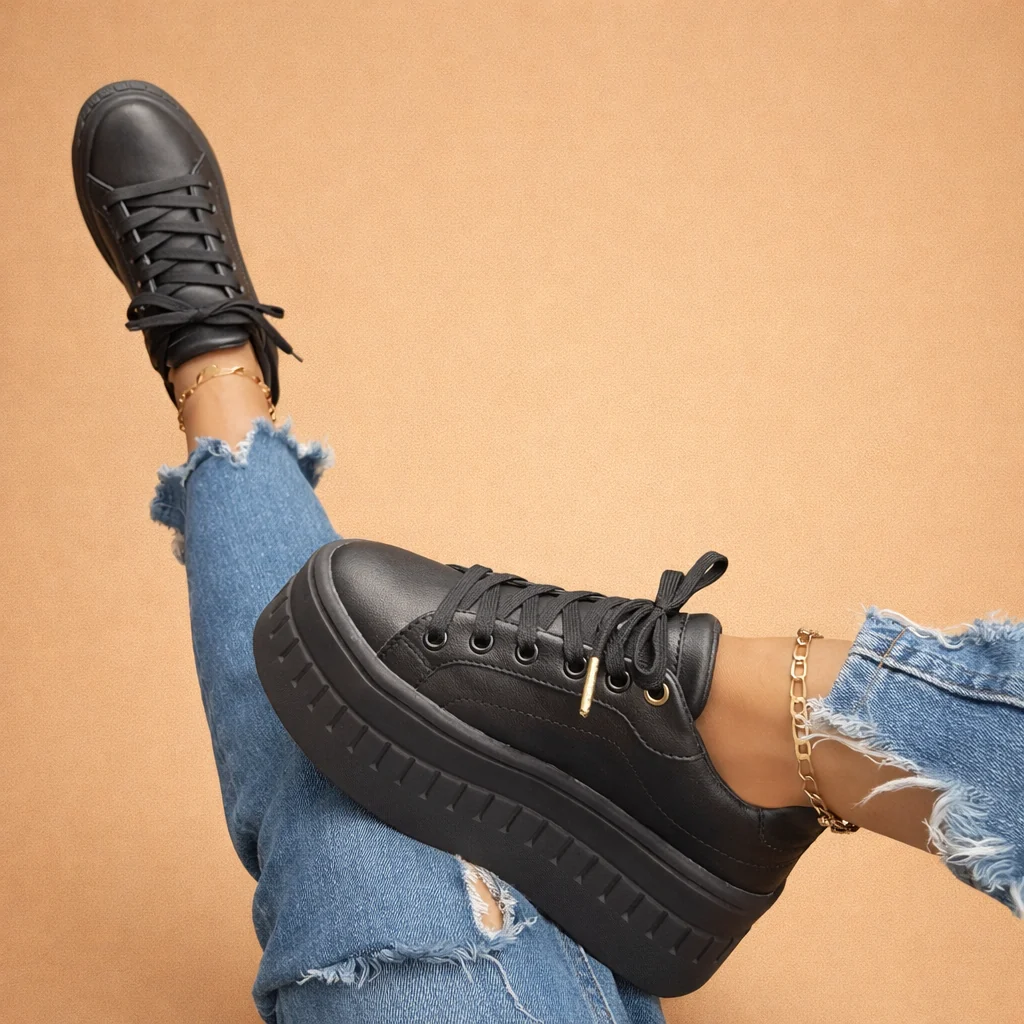 Urban Plateau-Sneaker f��r Damen