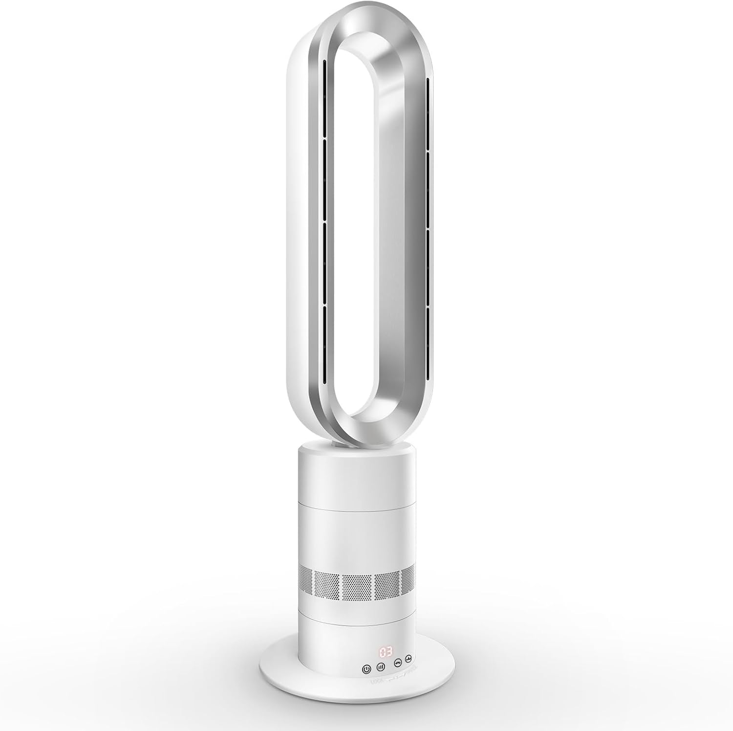 TP18Pro 2-in-1 Bladeless Turmventilator - Heizgerät & Kühlventilator, 10 Kühl- & 3 Heizstufen, Fernbedienung & Touch-Bedienung, Ultra-Leiser für den Heimgebrauch