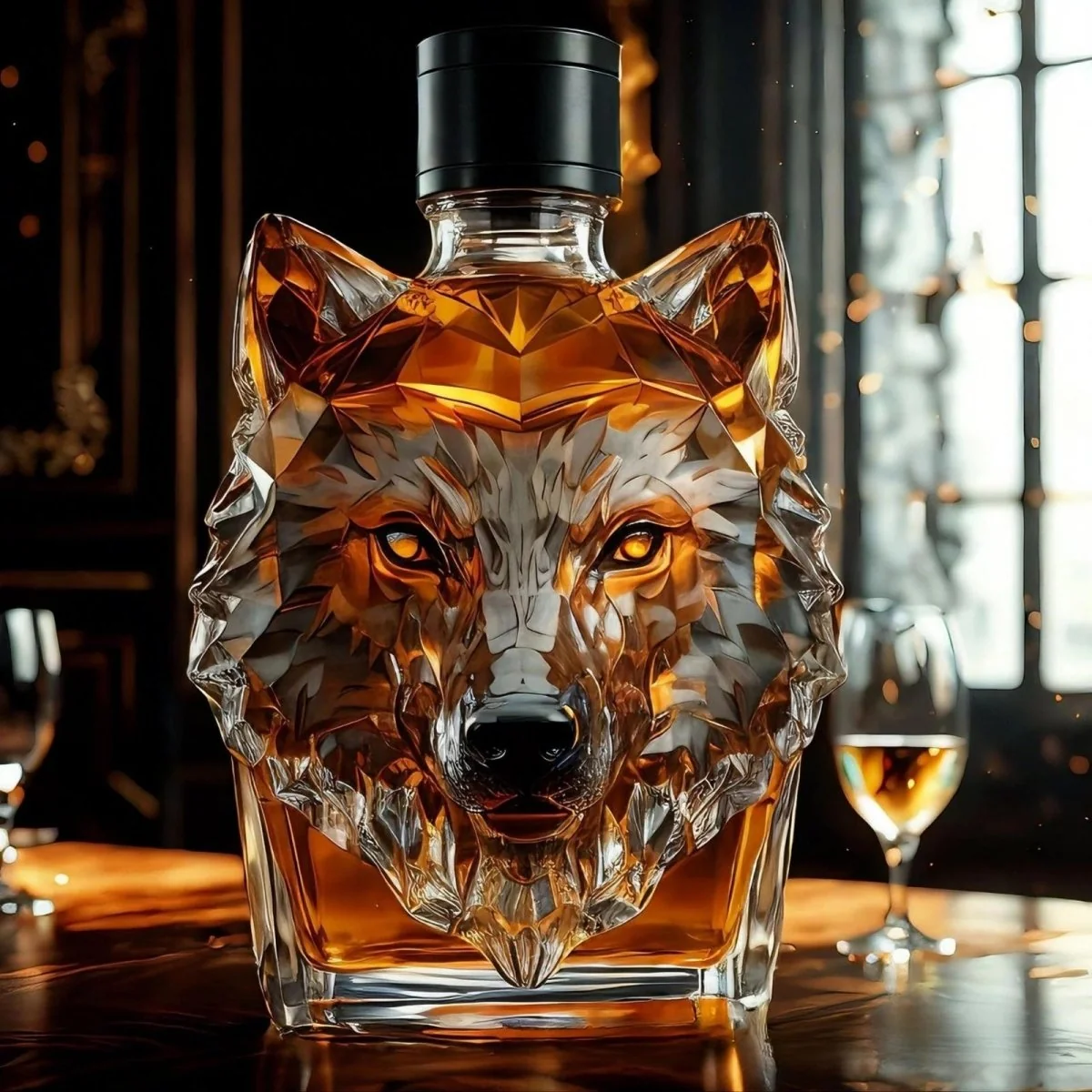 Rebellischer Whiskey-Dekanter