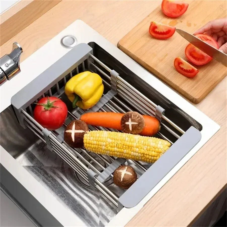 FlexSink Rack | Stroomlijn je keukenopruiming met deze veelzijdige afdruipmand!