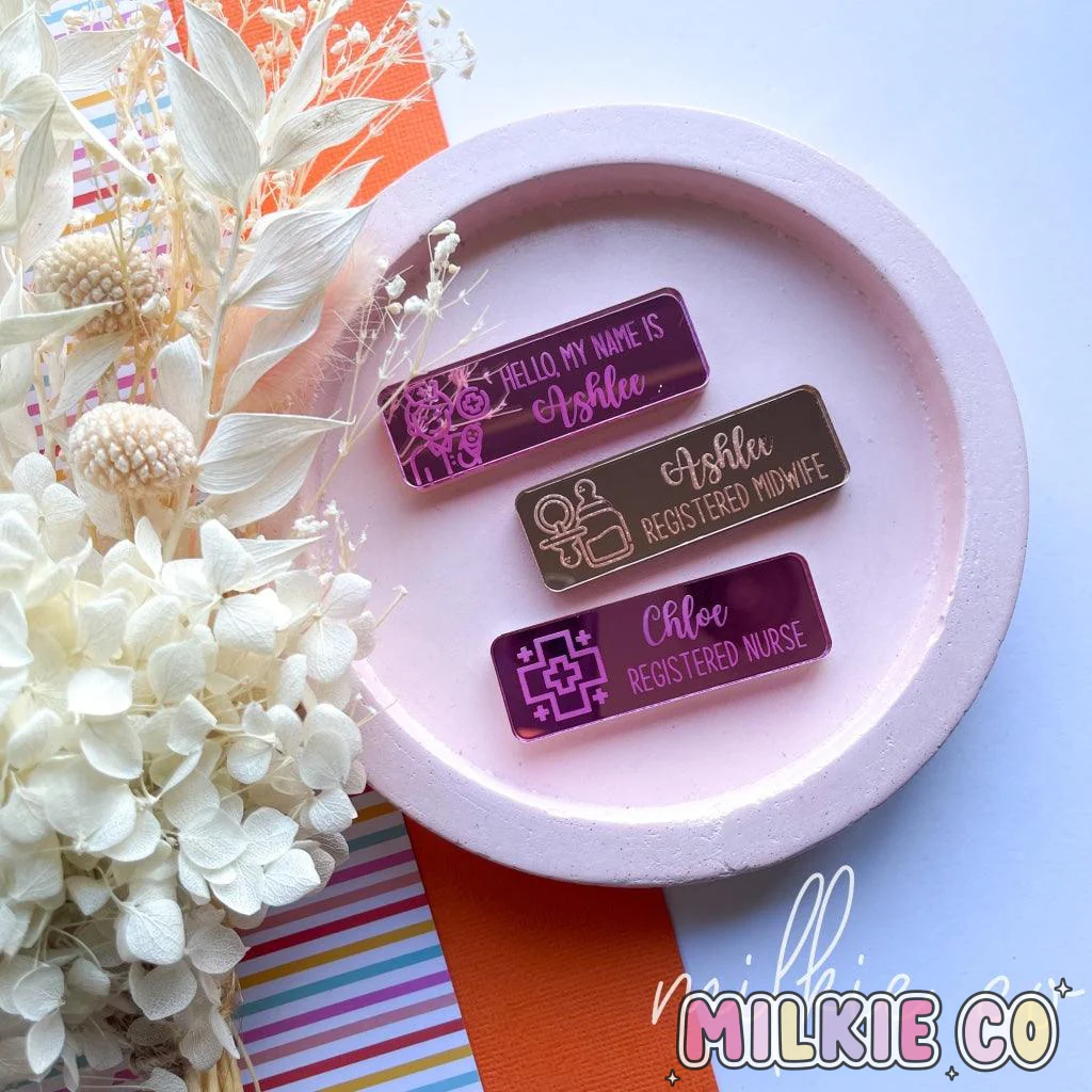 Name & Text Badges
