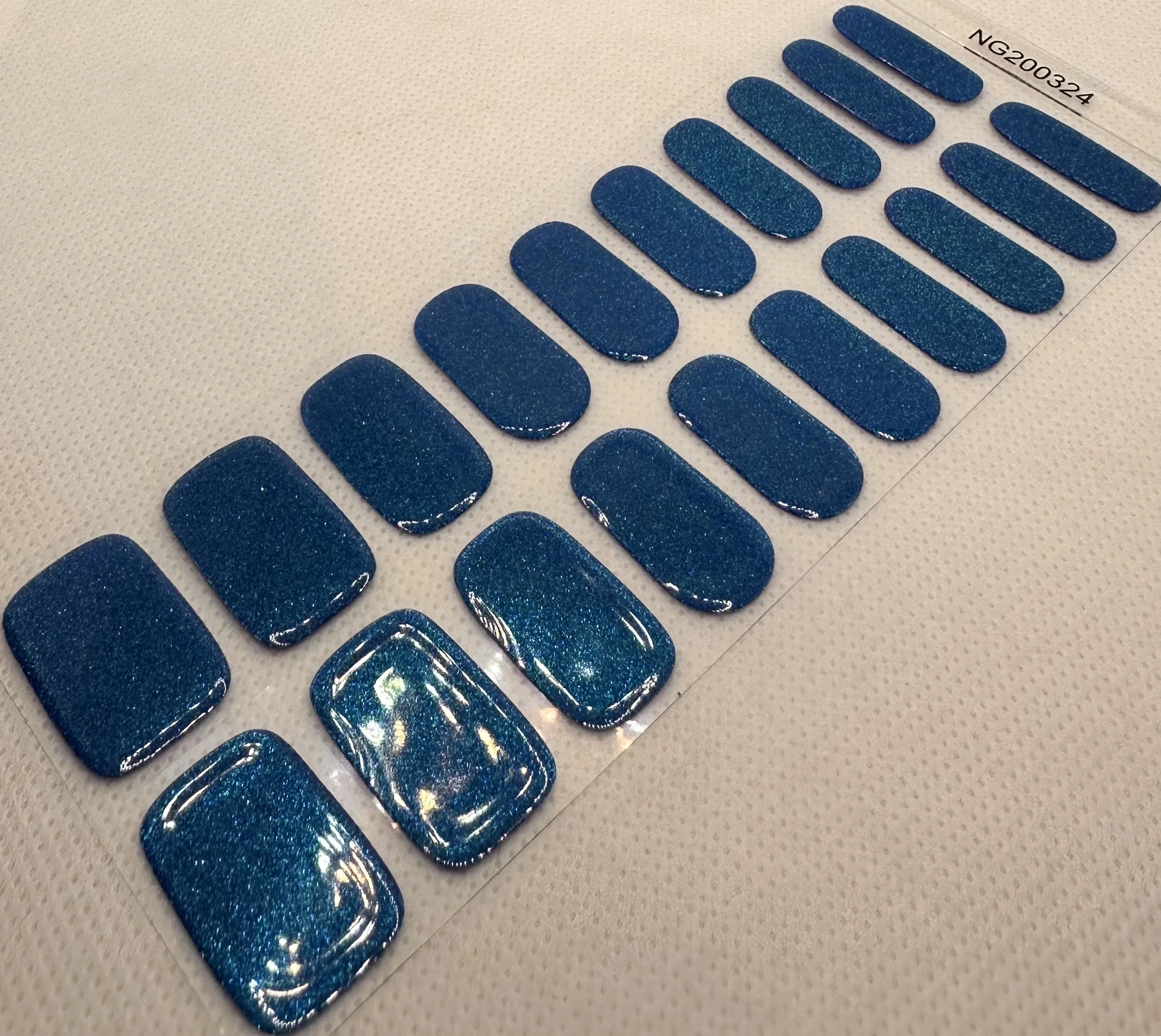 XL Blue Queen Glitter Gel