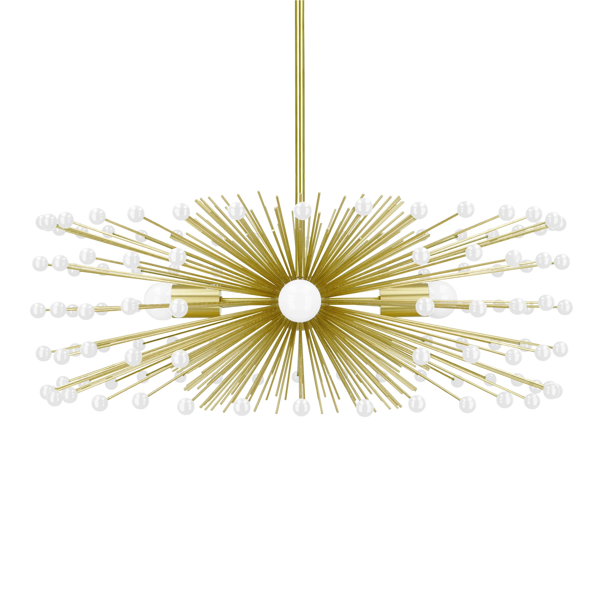 Color Beaded Urchin Chandelier 27