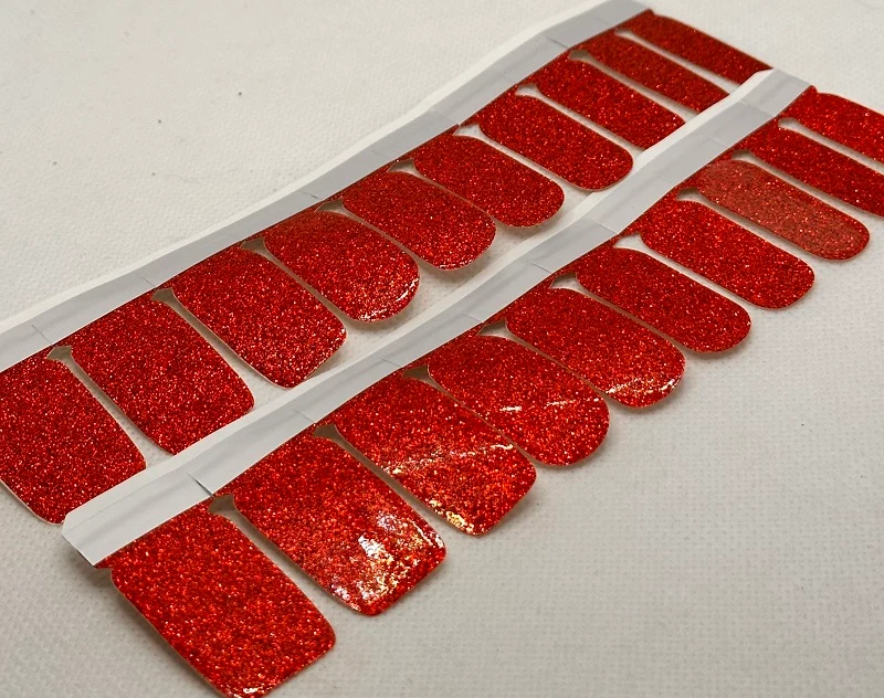 XL Dark Red Glitter