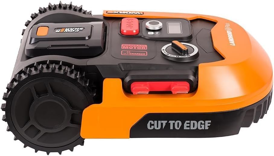 WORX Landroid M WR141E robotmaaier/accugrasmaaier voor kleine tuinen tot 500 m2/zelfrijdende grasmaaier voor een nette gazonsnit, veelkleurig
